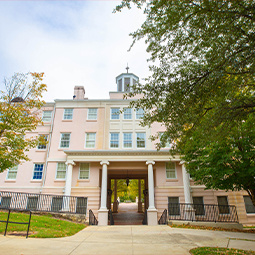 east quad facing courtyard