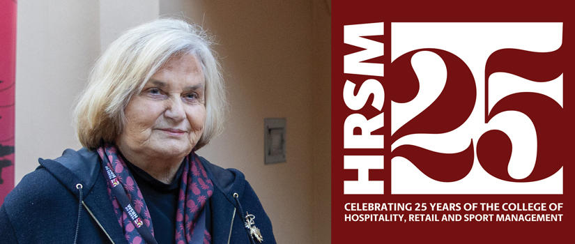 Banner image of Pat Moody with 25 years of HRSM logo on the right
