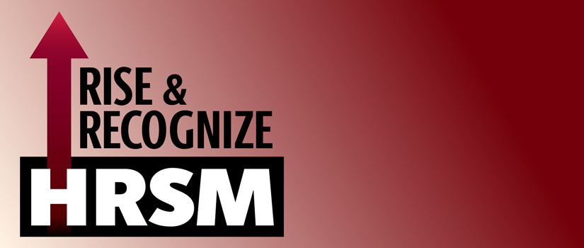 Rise and Recognize HRSM logo