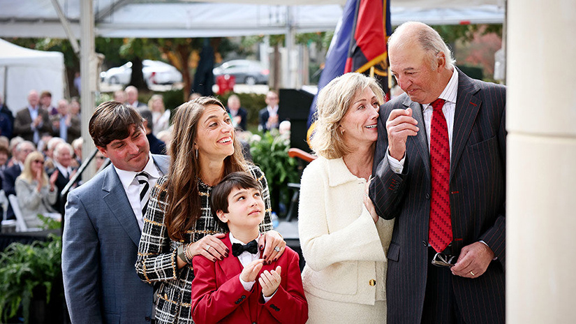 The Rice Family at Naming Ceremony