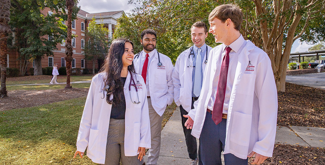 MD students on the VA campus.