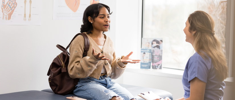 Young Adult at Clinic