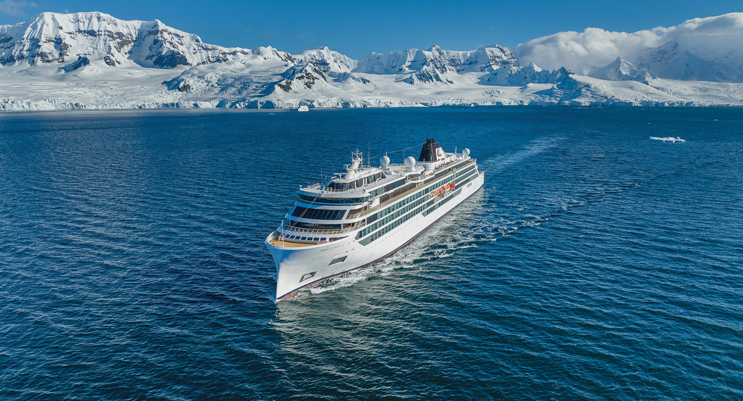 Adventure meets research aboard a Viking expedition ship in Antarctica.