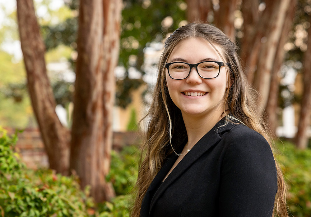 Portrait of Lexi Gastelu outdoors