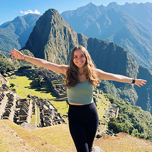 Kayla Davenport on study abroad trip to Peru